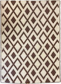 Kültéri szőnyeg, 2 oldalas, 180 x 120 cm, barna