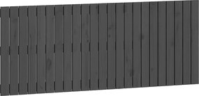 vidaXL szürke tömör fenyőfa fali fejtámla 147 x 3 x 60 cm