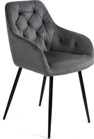 AVENBERG LOREN Étkezőszék szett - 2 db, szürke