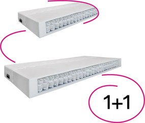 Matracok, 2 db-os szett, 18 cm, 80x200 cm, TASTI