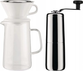 Alessi Kávéfőző szett Slow Coffee Kancsó és Kávédaráló
