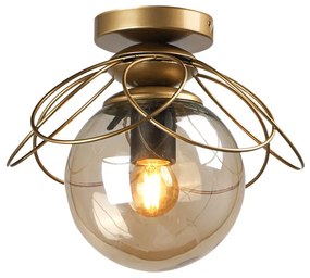 Aranyszínű mennyezeti lámpa Alaca – Squid Lighting