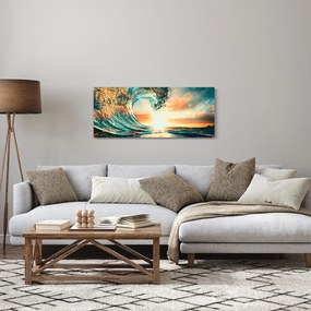 Kép - Hullám (120x50 cm)