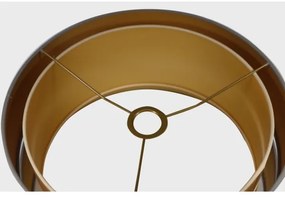 Duolla - Csillár zsinóron DUO 1xE27/15W/230V átm. 40 cm szürke