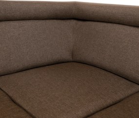 Ülőgarnitúra, szövet szürke-barna Taupe, SEGORIA LUX