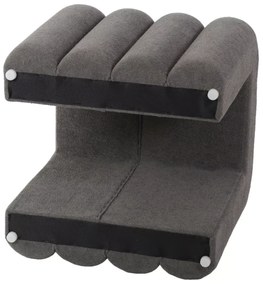Szürke designer taburet TICA