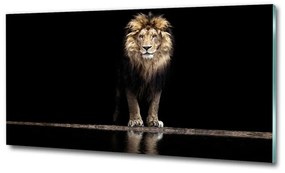 Üvegkép Portré egy oroszlán osh-118199528