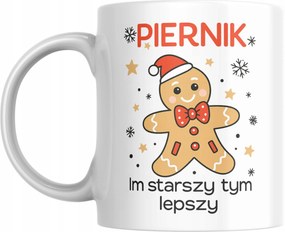 Bögre Karácsonyra Mikulás ajándék Vicces mézeskalács