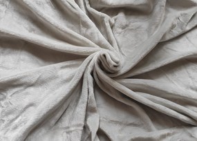 Mikroplüss sztreccs lap világosszürke 90x200cm