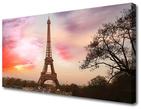 Vászonkép Eiffel-torony Architecture 100x50 cm