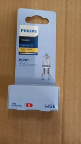 Philips Halogén izzó 29W G9 230V Meleg fehér