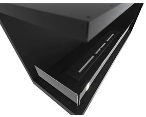 InFire - Sarok BIO kandalló 110x45 cm 3kW fekete