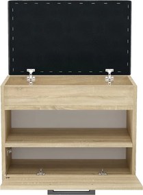 Parma cipősszekrény üléssel és tárolóval, sonoma