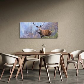 Kép - Szarvasok a tájban (120x50 cm)