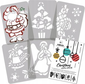 Sablonok műhóhoz 5 db-os szett Többször felhasználható A4 21x30 cm Karácsony