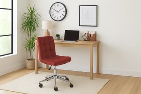 Bordó irodai szék Q-020 VELVET