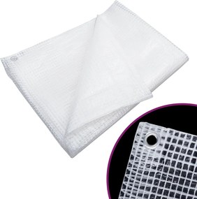 vidaXL fehér Leno takaróponyva 140 g/m² 4 x 8 m