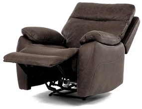 Relax fotel vezeték nélküli elektromos vezérléssel, barna vintage szövettel. TV-4094 BR3