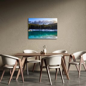 Kép - Karersee tó (70x50 cm)