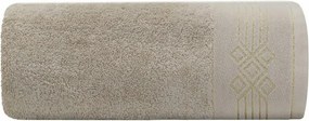 Kamela törölköző 50x90 bézs frottír 520g/m2