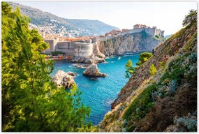 Poszterek 120x80 Kilátás a Lovrijenac erődből