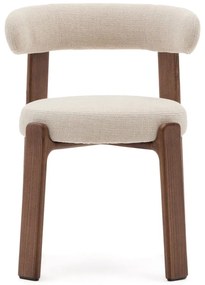 Barna-bézs kőrisfa étkezőszék Granite – Kave Home