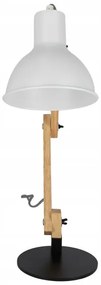 Asztali lámpa 1xE27/40W/230V fehér/fekete
