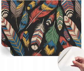 Öntapadós Dekoratív Fotótapéta Hálószobába Színes tollak 208x146 cm