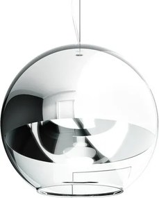 RENDL BEAU MONDE 35 závěsná chromované sklo/čiré sklo 230V LED E27 15W