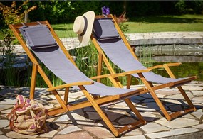 Napágy, antracit akácfa, kültéri teraszra