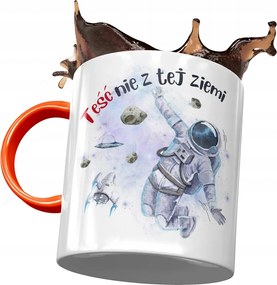 Narancssárga bögre apósnak Anyós ajándék fényképes nyomtatással