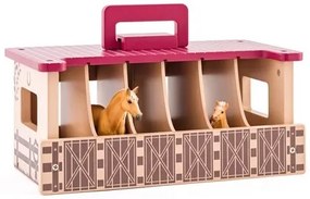 Faunica Istálló két lóval