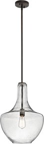 Kichler EVERLY KL-EVERLY-P-M-OZ Függőlámpa 1x60W/E27
