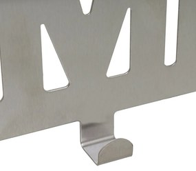 Matt ezüstszínű fém ajtófogas 32 cm Home – Casa Selección