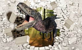 Dinoszaurusz Fotótapéta 3D Fotótapéta Ragasztó 208 x 146