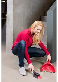 Piros seprű és lapát - Vileda