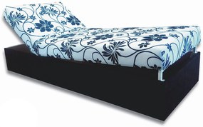 Egyszemélyes ágy (dívány) 80 cm Darcy (fekete 39 + Stela). 793073