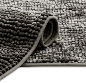 Sötétszürke fürdőszobai kilépő szett 2 db-os WC-hez 80x50 cm Bati – Restilo