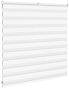 zebrafüggönnyel fehér szövetszélesség 135,9 cm poliészter