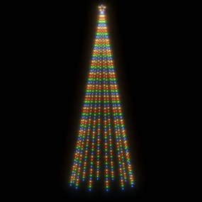 karácsonyfa cövekkel 732 színes LED-del 500 cm