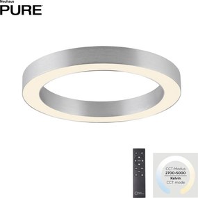 Paul Neuhaus modern mennyezeti lámpa pure lines round acél pln6310-95