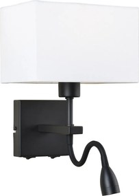 Italux NORTE WL-1122-2-BL-BM-RC-WH Fali lámpa 2x60W, 3W/E27, LED 3000K 350LM IP20