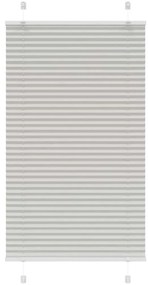 pliszírozott redőny világosszürke 80x150 cm szövetszélesség