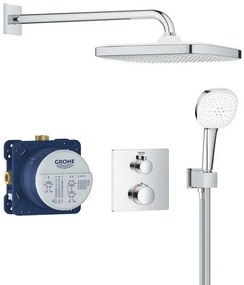 Grohe Grohtherm zuhanyrendszer vakolat alatti résszel együtt króm 34871000 G34871000