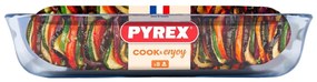 Pyrex üveg sütőtál 4,9 l, 40 x 27 x 7 cm, L
