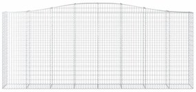 íves horganyzott vas gabion kosár 400x50x160/180 cm