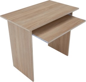 Számítógépasztal, sonoma tölgyfa, VERNER NEW