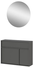 Antracitszürke előszoba bútor Ameca 2.0 – Germania