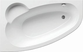 Ravak C461000000 - Sarokkád ASYMMETRIC 160x105 cm akril/fehér