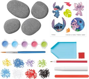 Disney Lilo és Stitch, A csillagkutya Angel kavics díszítő készlet matricával